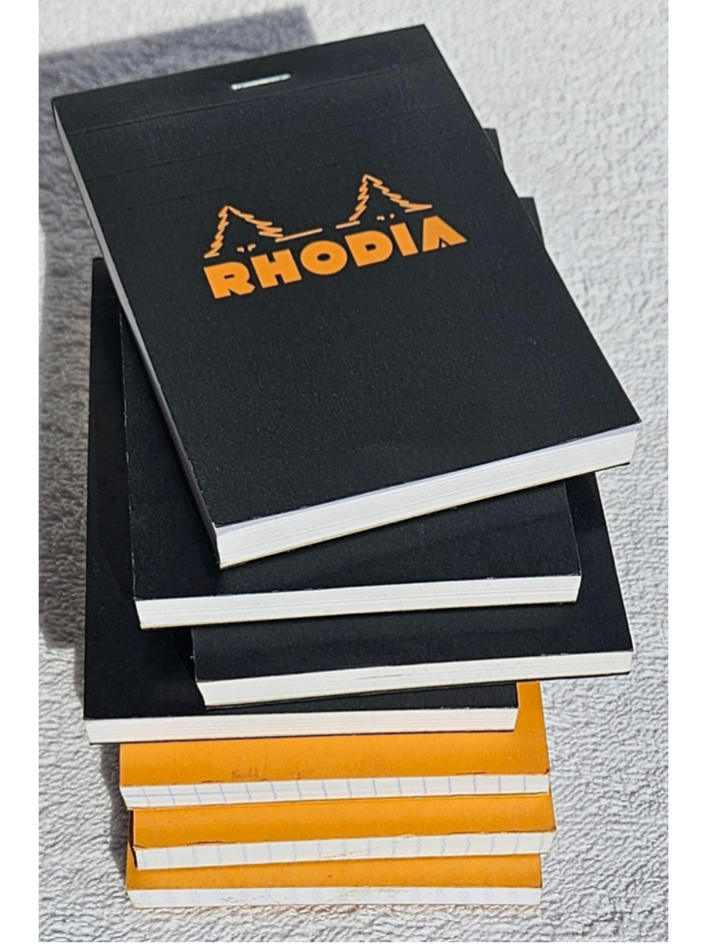 7 Rhodia Vellum Pads 122009 No. 12 Square Ruled Repellent PEFC Cert Block 5 x 5